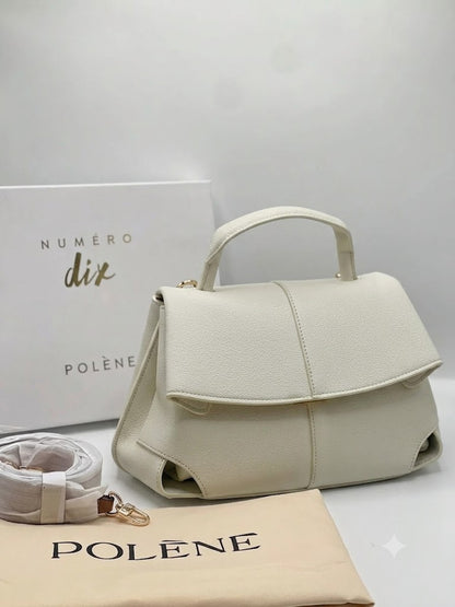 Polène-Inspired Numéro Dix Structured Top Handle Bag