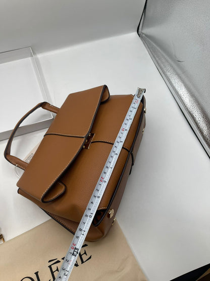 Polène-Inspired Numéro Dix Structured Top Handle Bag