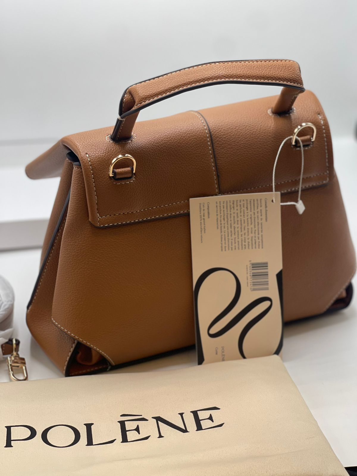 Polène-Inspired Numéro Dix Structured Top Handle Bag