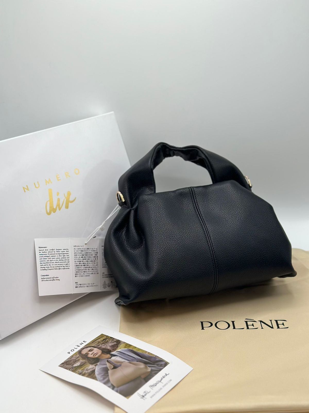 Polène Numéro Dix Style Top-Handle Handbag