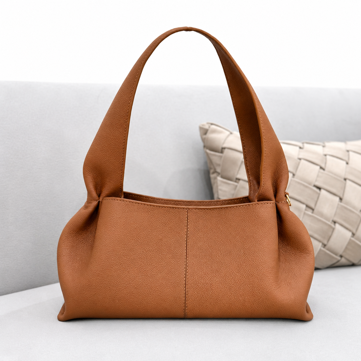 Polène Numéro Dix Soft Leather Shoulder Bag