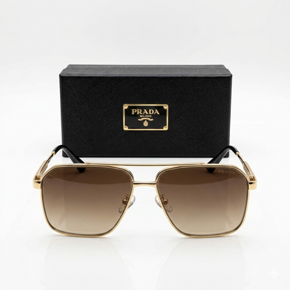 Prada Aviator Square Sunglasses