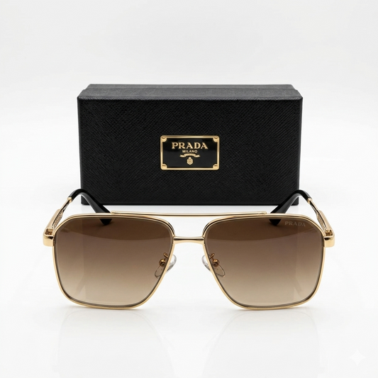 Prada Aviator Square Sunglasses