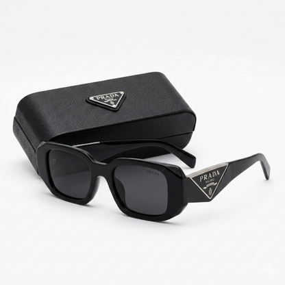 Prada Bold Geometric Frame Sunglasses (Limited Edition)