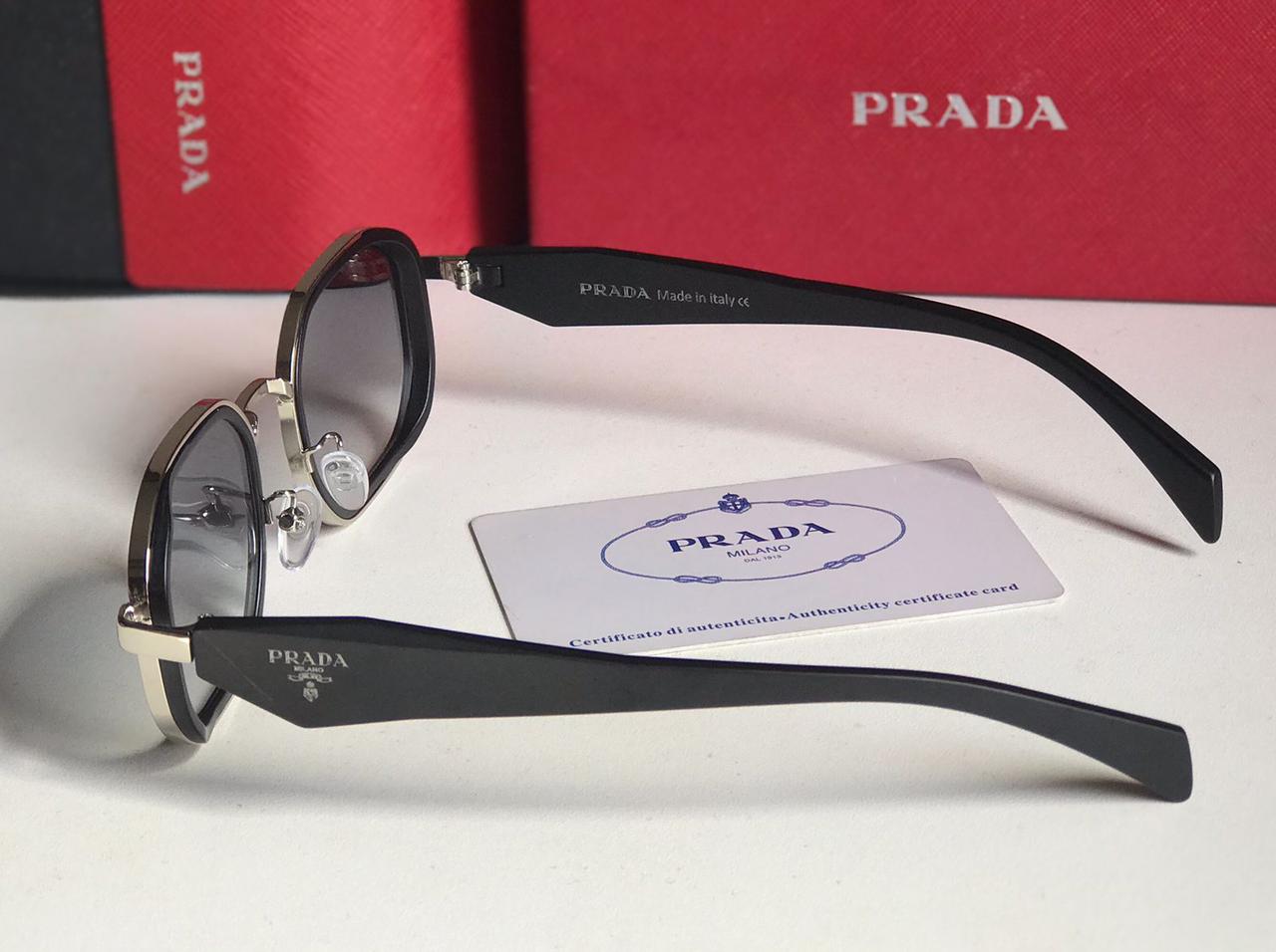 Prada Geometric Frame Sunglasses – Premium Classic Shades