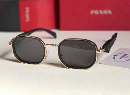 Prada Geometric Frame Sunglasses – Premium Classic Shades