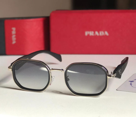 Prada Geometric Frame Sunglasses – Premium Classic Shades