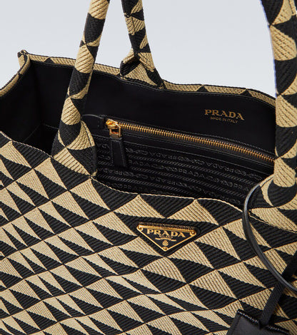 Prada Geometric Tote Bag Style