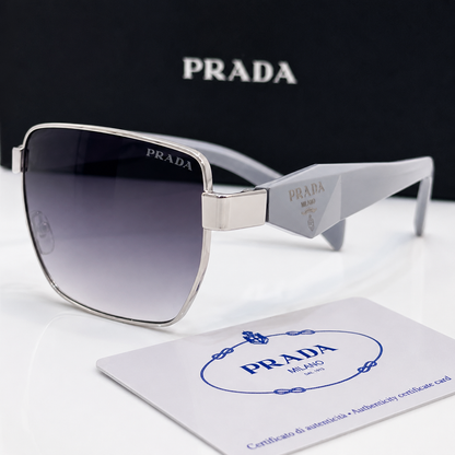 Prada PR Signature Square Sunglasses