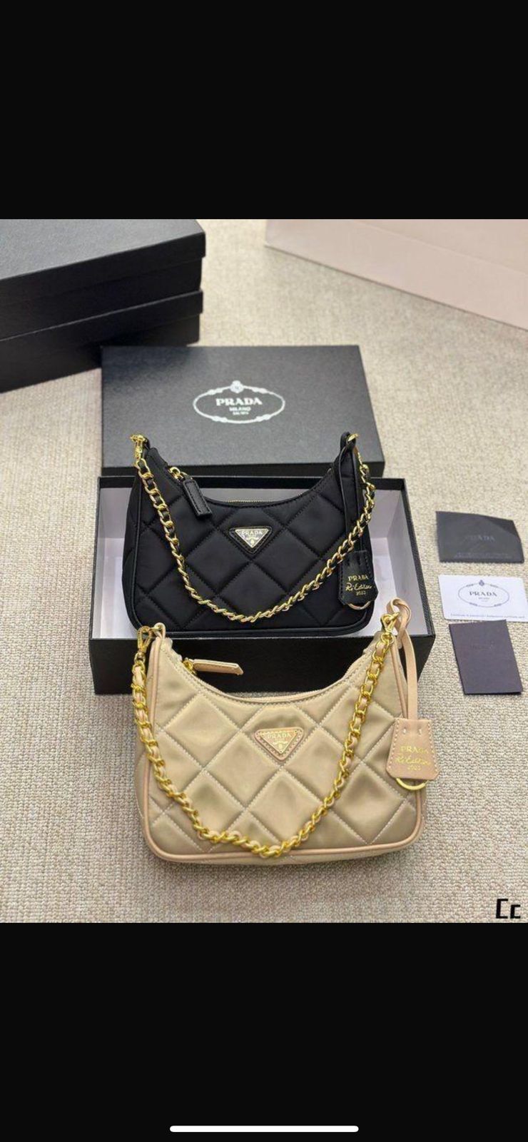 Prada Re-Edition 2005 Quilted Nylon Shoulder Bag