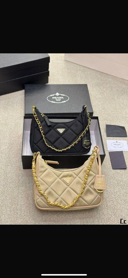 Prada Re-Edition 2005 Quilted Nylon Shoulder Bag