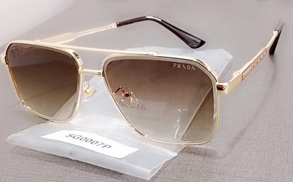 Prada Aviator Square Sunglasses