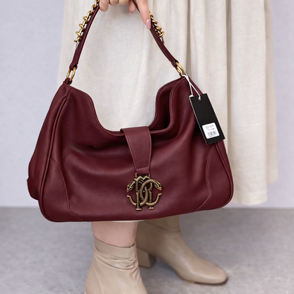 Roberto Cavalli RC Logo Hobo Shoulder Bag