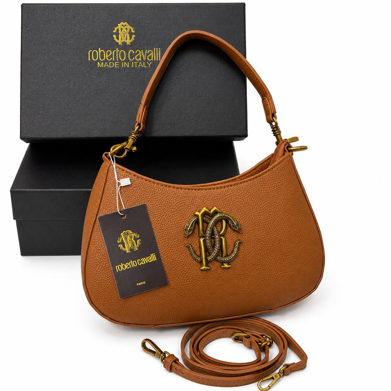 Roberto Cavalli Signature Shoulder Bag