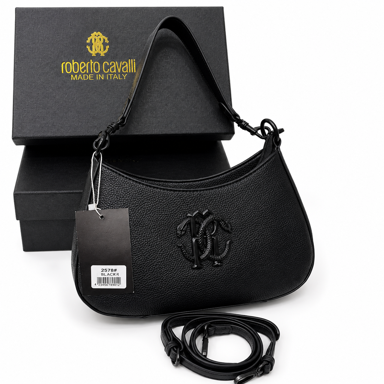 Roberto Cavalli Signature Shoulder Bag