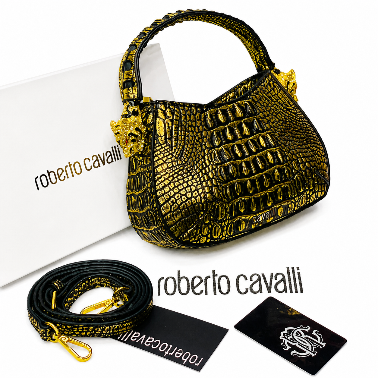 Roberto Cavalli Wild Luxe Shoulder Bag