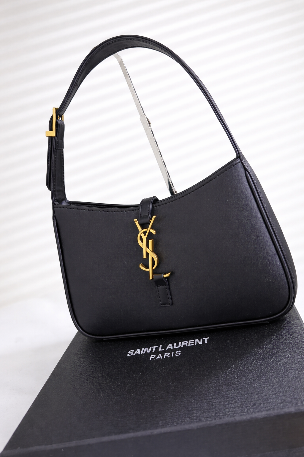 Saint Laurent Le 5 à 7 Hobo Bag (YSL Monogram)
