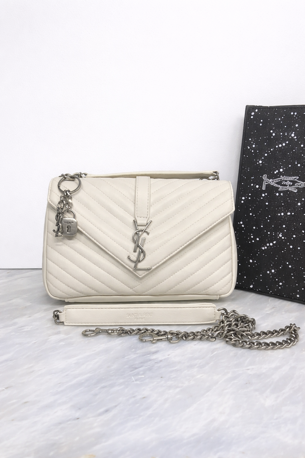 SAINT LAURENT Envelope Medium Chain Bag