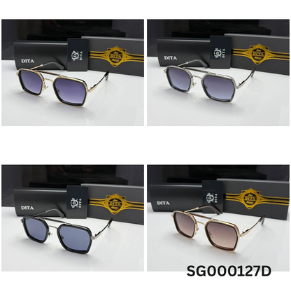 DITA Square Navigator Sunglasses – Premium Dual Frame Shades