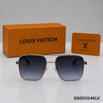Louis Vuitton Signature Oversized Navigator Sunglasses