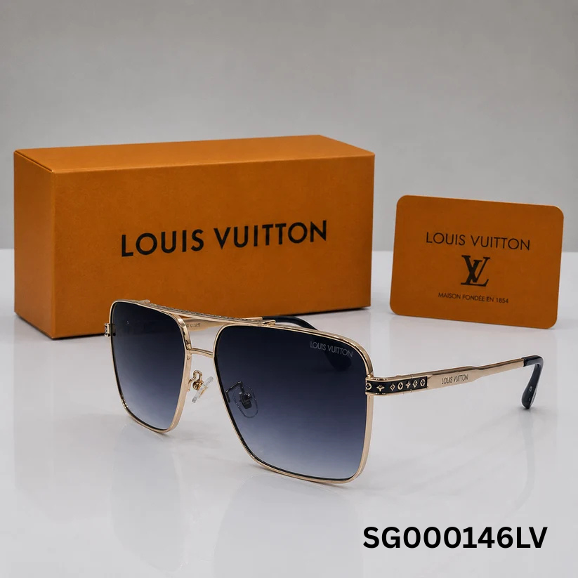 Louis Vuitton Signature Oversized Navigator Sunglasses