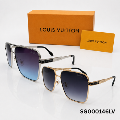 Louis Vuitton Signature Oversized Navigator Sunglasses
