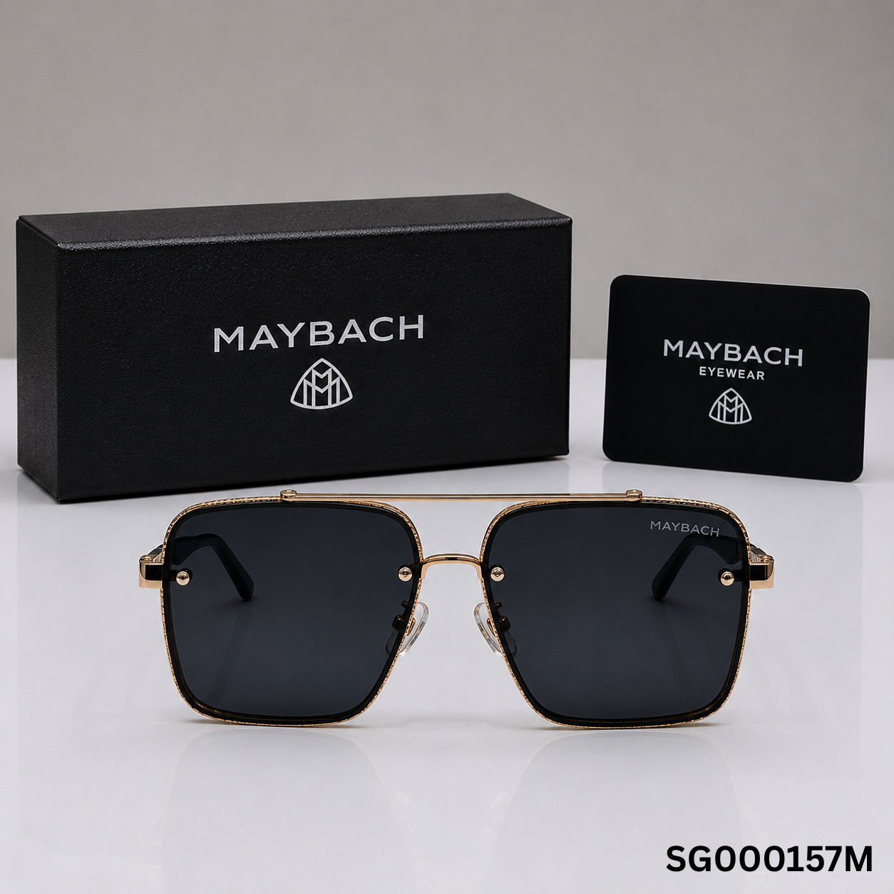 Maybach The Artist II Oversized Square Sunglasses