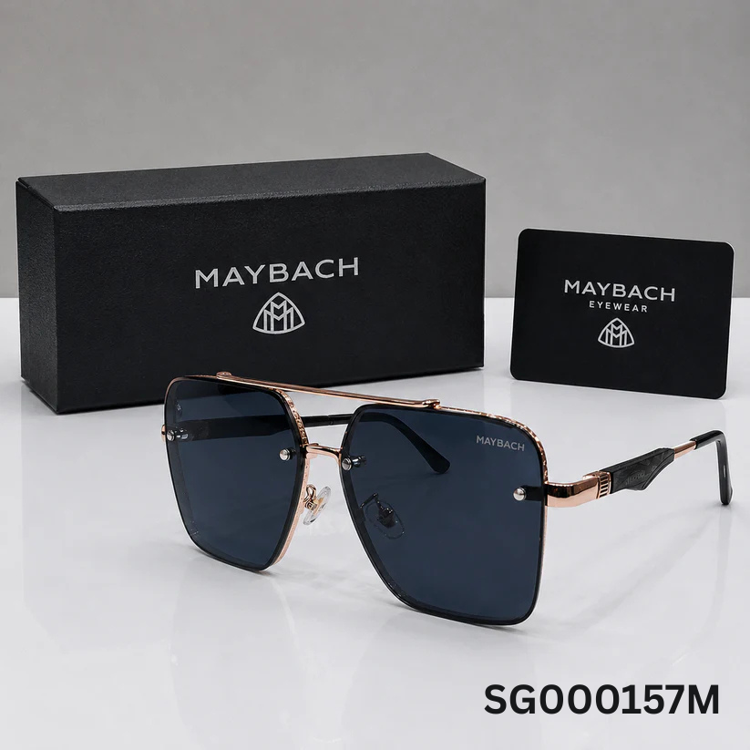 Maybach The Artist II Oversized Square Sunglasses