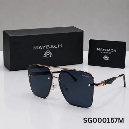 Maybach The Artist II Oversized Square Sunglasses