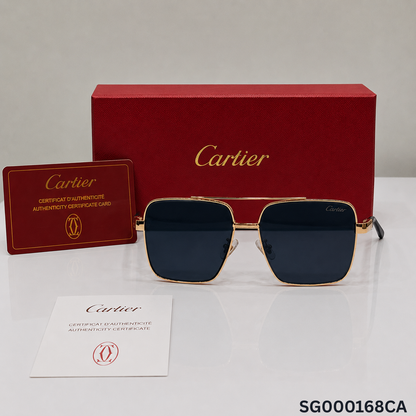 Cartier Santos Oversized Square Gradient Sunglasses