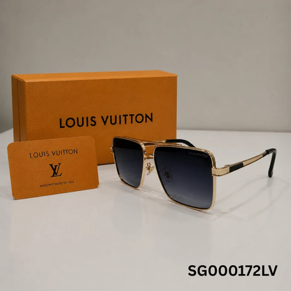 Louis Vuitton Attitude Square Aviator Sunglasses