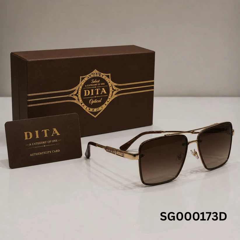 DITA Mach-One Oversized Square Sunglasses