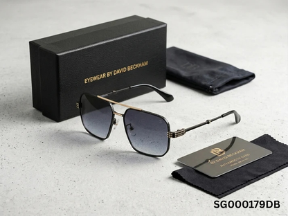 David Beckham DB Square Navigator Gradient Sunglasses