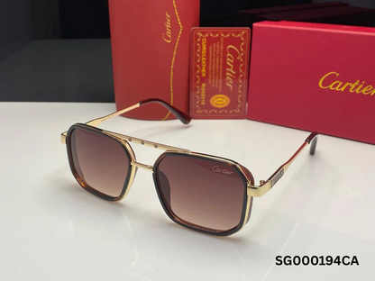 Cartier Square Metal Sunglasses – Signature Luxury Frame