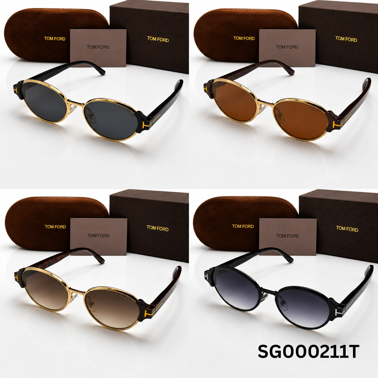 Tom Ford Oval Classic Sunglasses