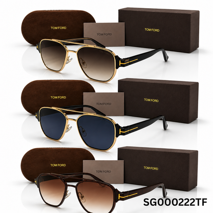 Tom Ford Navigator Gradient Sunglasses
