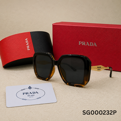 Prada Oversized Square Acetate Sunglasses