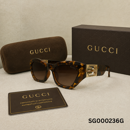 Gucci Interlocking GG Cat-Eye Sunglasses