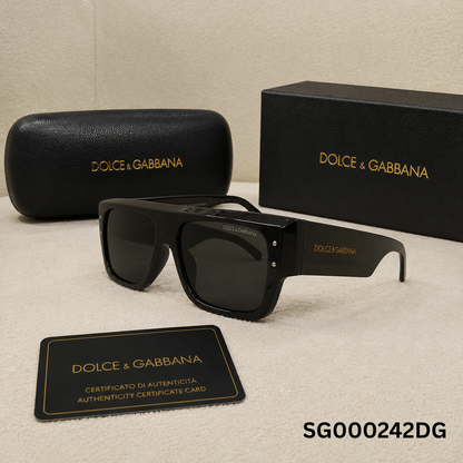 Dolce & Gabbana Milano Oversized Shield Sunglasses