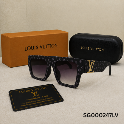 Louis Vuitton Monogram Eclipse Oversized Square Sunglasses
