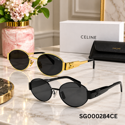 Celine Round Metal Frame Sunglasses