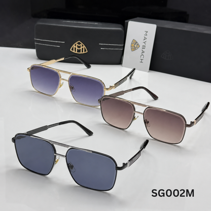 Maybach Square Metal Sunglasses
