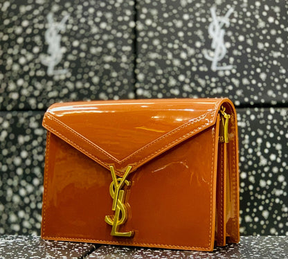 Saint Laurent Style Monogram Chain Shoulder Bag