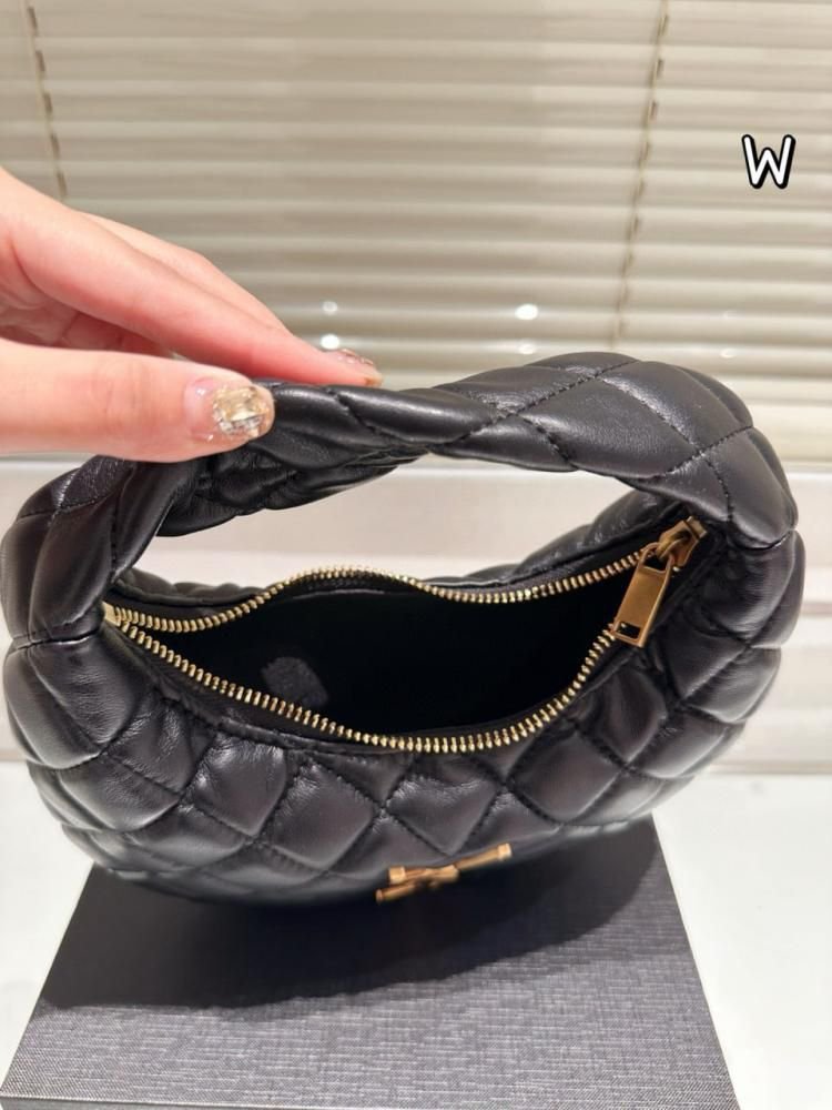 Saint Laurent YSL Quilted Mini Monogram Hobo Bag