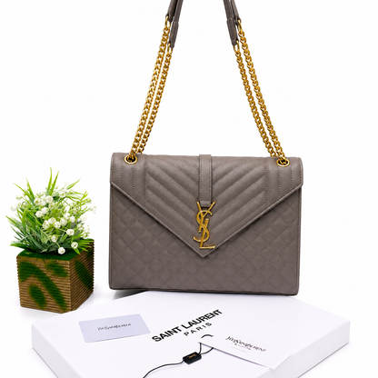 Saint Laurent Envelope Large Chain Shoulder Bag