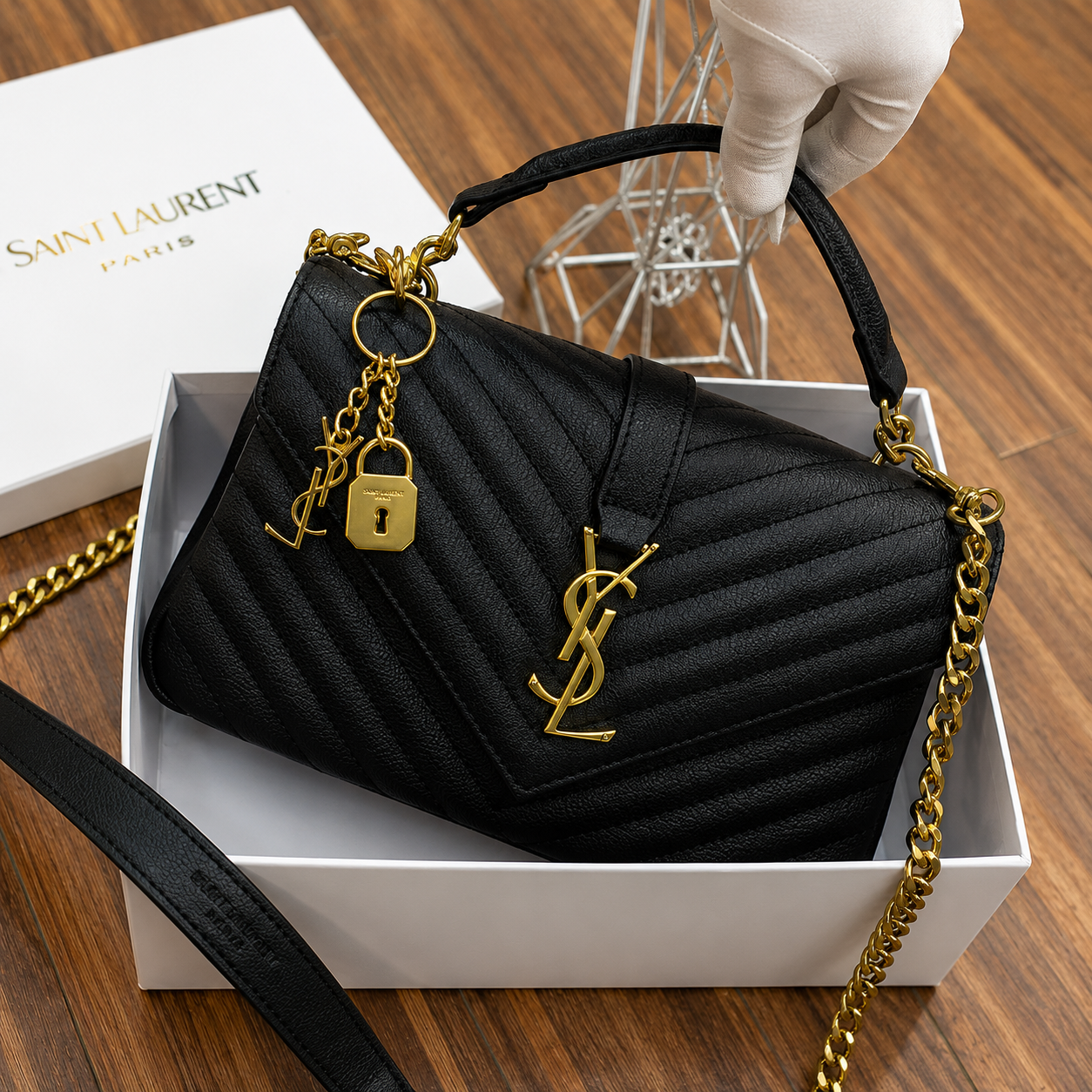 Saint Laurent LouLou Small Top Handle Bag