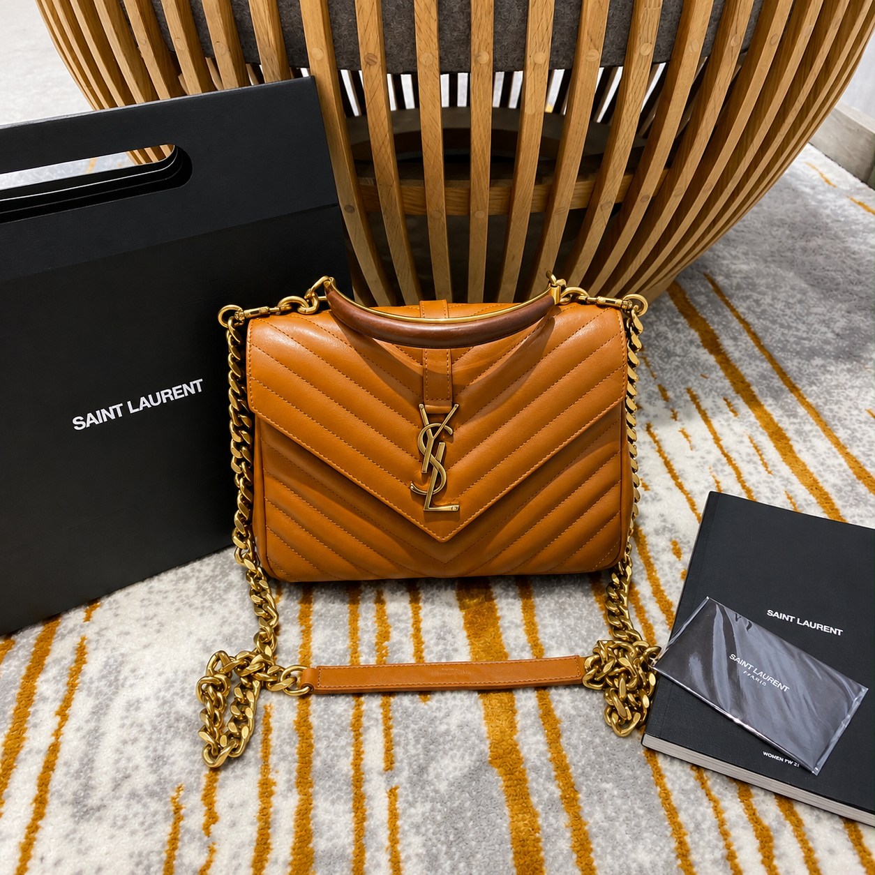 Saint Laurent LouLou Small Top Handle Bag