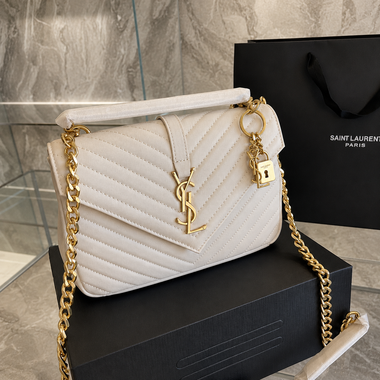 Saint Laurent LouLou Small Top Handle Bag