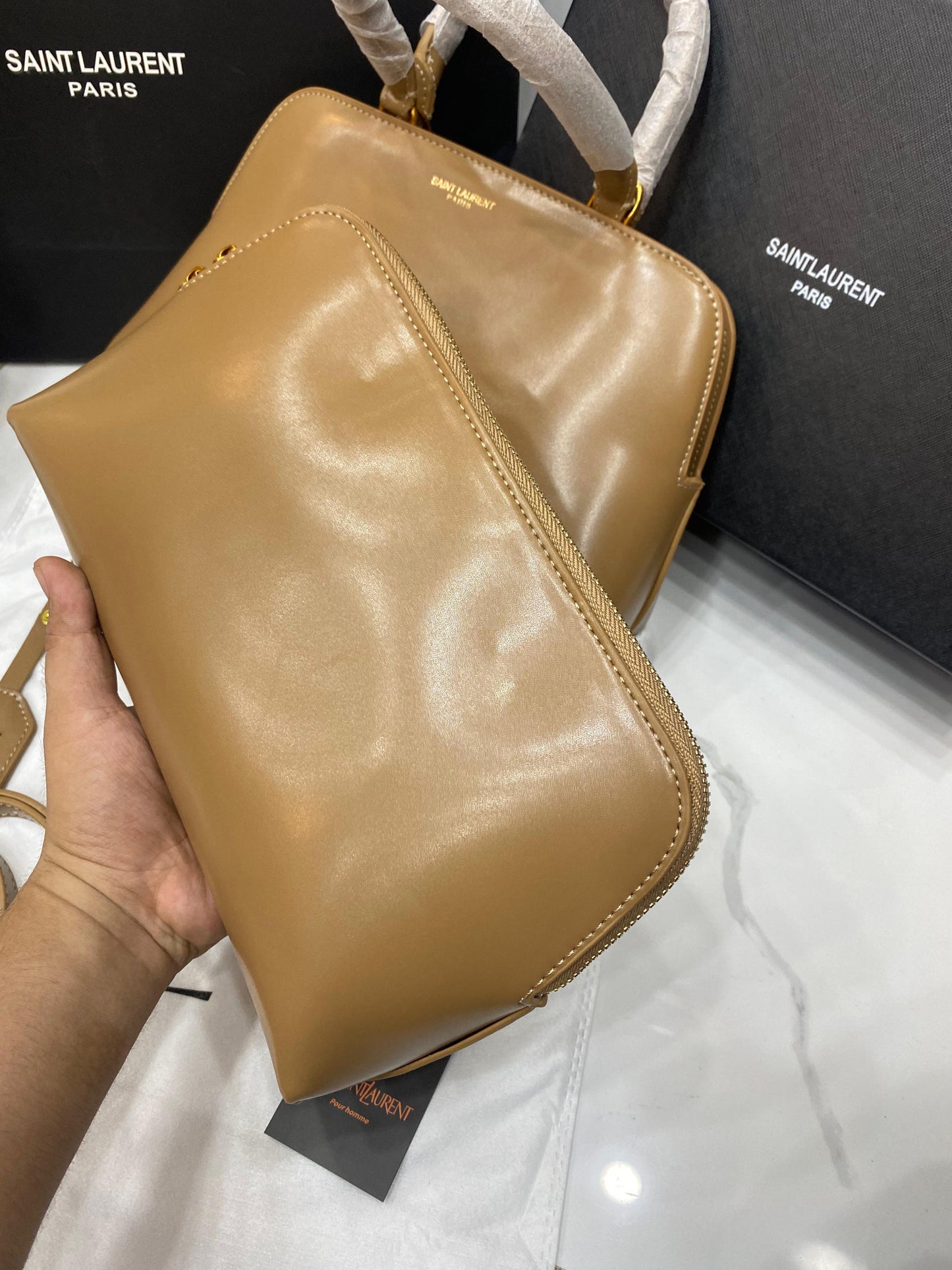 Saint Laurent Sac De Jour Bowling Bag