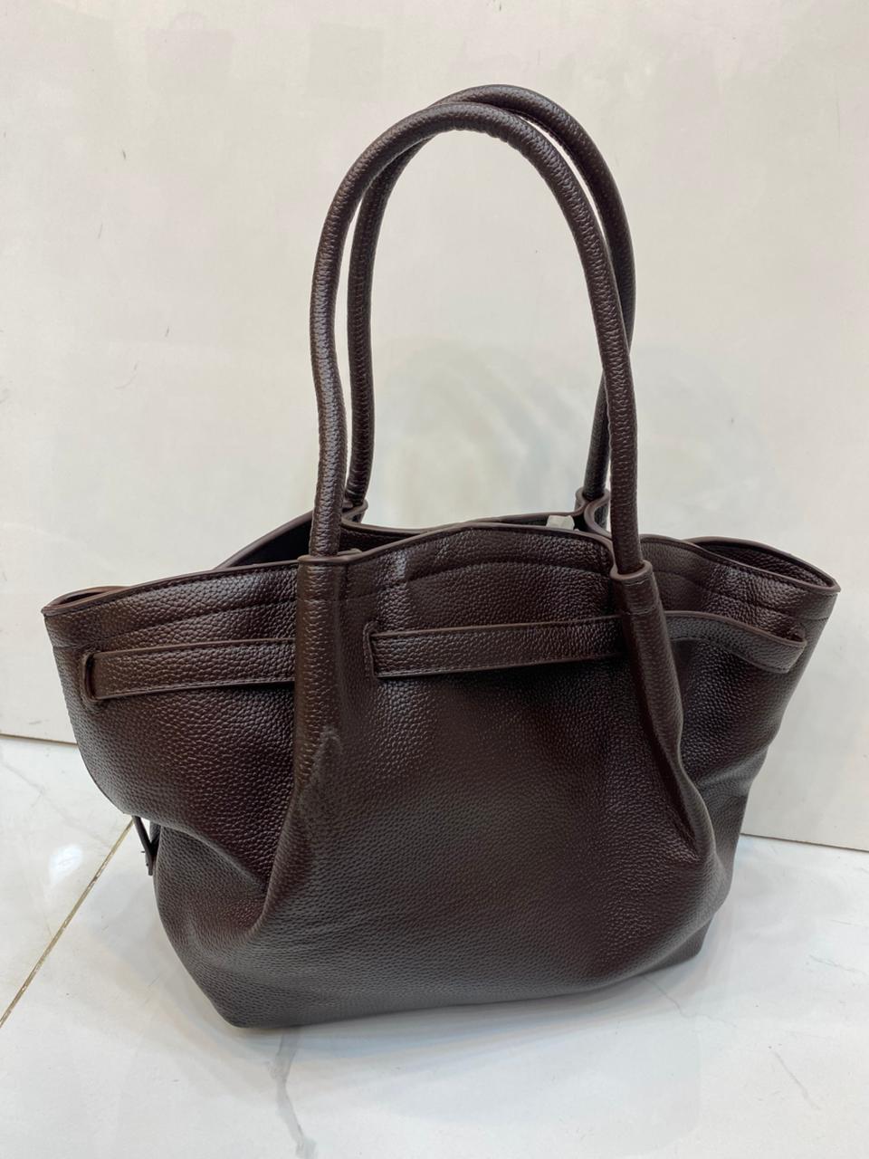 JW PEI Soft Leather Top Handle Shoulder Bag